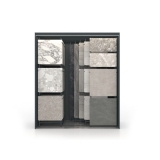 Expositor para azulejos Composition 118 antracita luz frontal