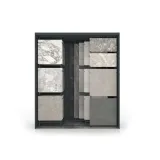 Expositor para azulejos Composition 118 antracita frontal