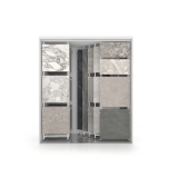 Expositor para azulejos Composition 118 blanco frontal