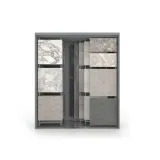 Expositor para azulejos Composition 118 plata frontal