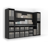 Expositor de azulejos Composition 127 negro frontal
