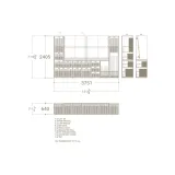 Expositor de azulejos Composition 127 plano