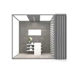 Composicion 132 plata luz frontal