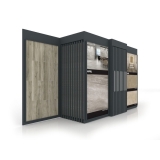 Mueble expositor Composition 138 Antracita