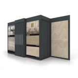 Mueble expositor Composition 138 Antracita