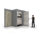 Mueble expositor Composition 138 Plata