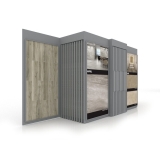 Mueble expositor Composition 138 Plata