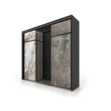 Expositor de azulejos multiformato Composición 149 5 luz negro sx