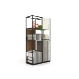 Ceramoteca Composición 155 madera old oak negro lateral