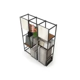 Ceramoteca Composición 156 madera old oak negro aerea