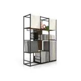 Ceramoteca Composición 156 madera old oak negro lateral