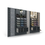 ceramic tile display systems Milan Wall Composition 174 anthracite