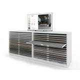 Cajonera digital para exponer azulejos Composición 192 blanco izquierda