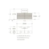 Cajonera digital para exponer azulejos Composición 192 plano