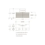 Cajonera digital para exponer azulejos Composición 192 plano
