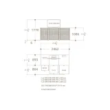 Cajonera digital para exponer azulejos Composición 193 plano