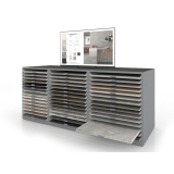 Cajonera digital para exponer azulejos Composición 193 plata bolon derecha
