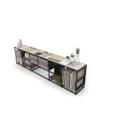 Ceramoteca Composición 194 madera old oak negro aerea