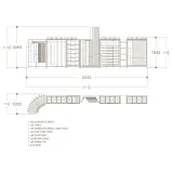 Expositor para exponer madera Composición 197 plano