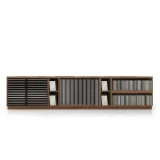 Composición 208 mesa técnica para azulejos frontal madera old oak