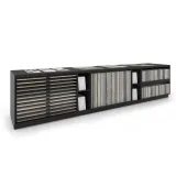 Composición 208 mesa técnica para azulejos lateral negro