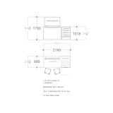 Expositor digitalizado para azulejos Composición 211 plano