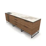 banco técnico para exponer azulejos 218 negro aerea