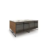 banco técnico para exponer azulejos compo 219 negro frontal