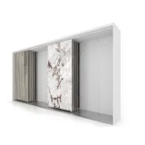 Expositor multiformato para azulejos Composición 221 5 blanco sx