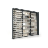 Expositor azulejos para tiendas Composición 224 antracita lateral