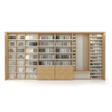 Mueble para tienda de cerámica Composición 231 madera frontal