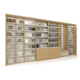 Mueble para tienda de cerámica Composición 231 madera lateral