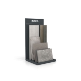 Expositor de azulejos para exterior Cuna Outdoor Multiformato antracita lateral