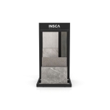 Expositor de azulejos para exterior Cuna Outdoor Multiformato negro frontal