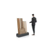 Expositor para madera Cuna Woodlook antracita lateral