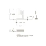 Expositor para madera Cuna Woodlook plano