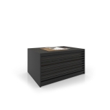 Expositor cerámico tipo cajonera Danubio bolon negro frontal