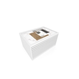 Expositor cerámico tipo cajonera Danubio panel blanco aereo