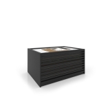 Expositor cerámico tipo cajonera Danubio panel negro frontal