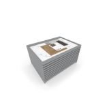 Expositor cerámico tipo cajonera Danubio panel plata aereo