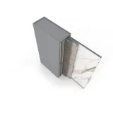 Expositor corredero para azulejos de gran formato Denver 3200/12 Plata
