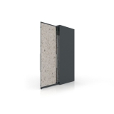 Expositor de azulejos Denver Polivalente de INSCA en antracita 14 paneles lateral