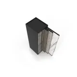 Expositor corredero para azulejos de gran formato Denver 3000/16 Negro