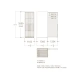  Expositor para azulejos multiformato Denver Polivalente Antracita 20 plano