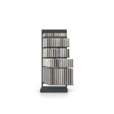 Expositor de pared para azulejos File A1 antracita frontal