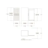 Expositor Girevole 18/1924 Blanco plano
