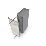 Ausstellungsmöbel für den Fliesenhandel Girevole XL Silber 12 2800X1205_3