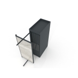 Musterständer für Bodenfliesen Girevole XL 14 Anthrazit 2400x1205_2