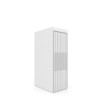 Expositor tipo corredero Girevole XL 16 2400x1205 blanco