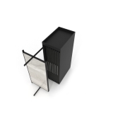 Präsentationsmöbel für fliesen Girevole XL 16 Schwarz 2400x1205_3